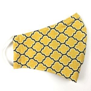 ‎2/$15 - Moroccan Mask, Gold & Gray Face Mask, Filti Filter